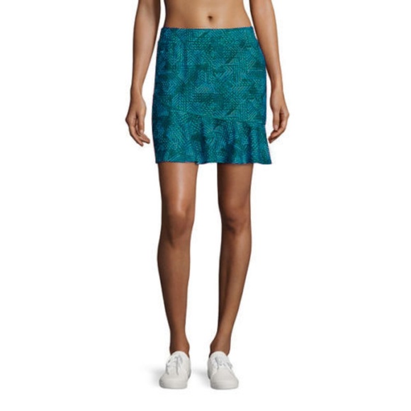 Made For Life Geometric Golf Skort Lapis New - Picture 1 of 4